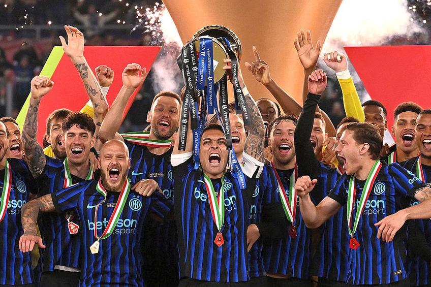 Inter a câștigat și Cupa Italiei, Cristi Chivu a reușit eventul/ foto Getty Images