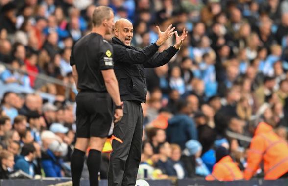 Pep Guardiola a răbufnit la adresa arbitrajului din Premier League: „Nu am avut niciodată încredere în VAR”