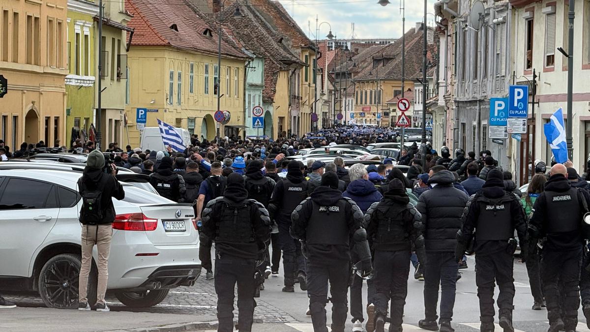 Suporterii Craiovei au ajuns la Sibiu