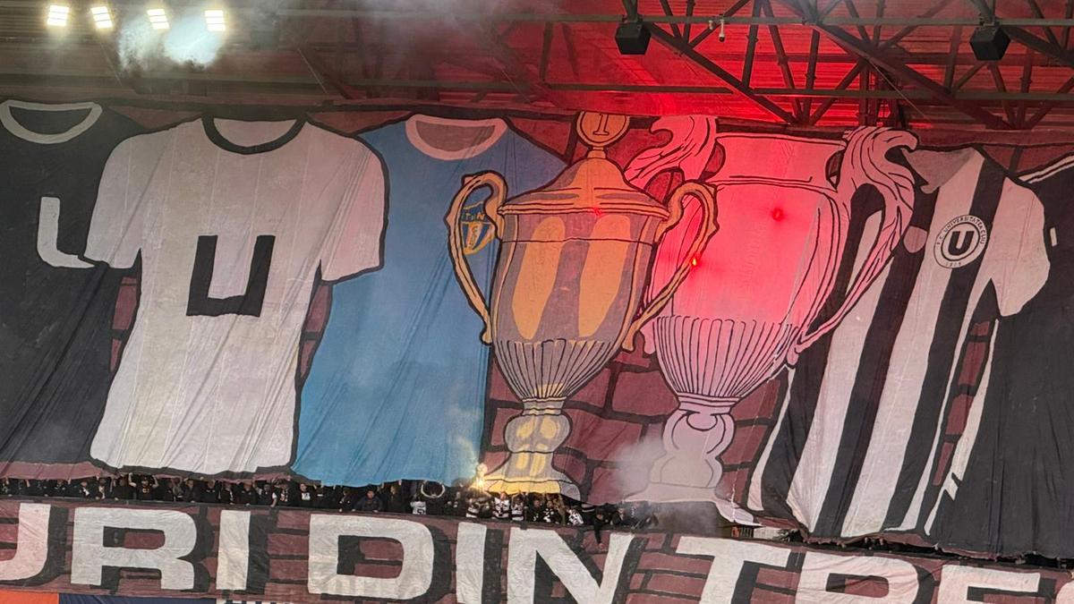Scenografii din istorie la finala Cupei României Betano » „Ecouri din trecut” la Cluj, „tunarul din Bănie” înălțat în peluza Craiovei