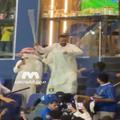 Bătaie cu bețe în tribune la Al Nassr - Al Hilal / foto: captură X