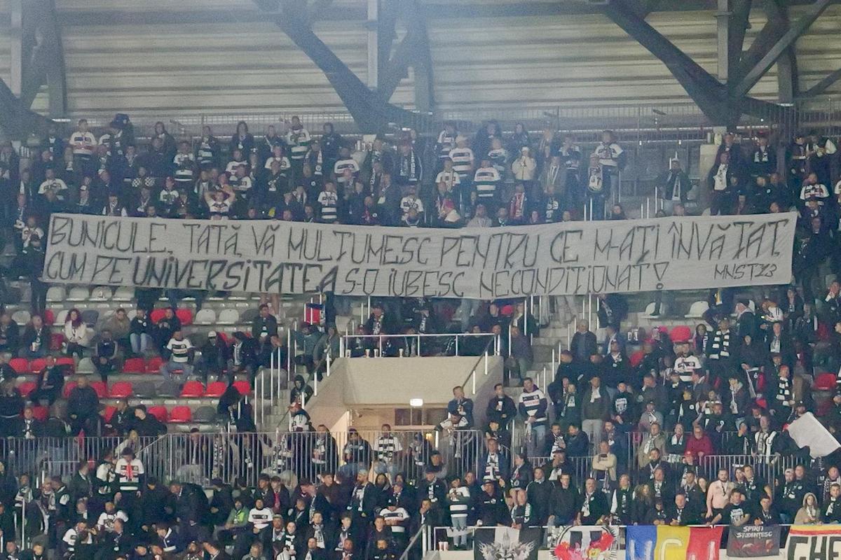 Mesajele de la U Cluj - Craiova, în finala Cupei României