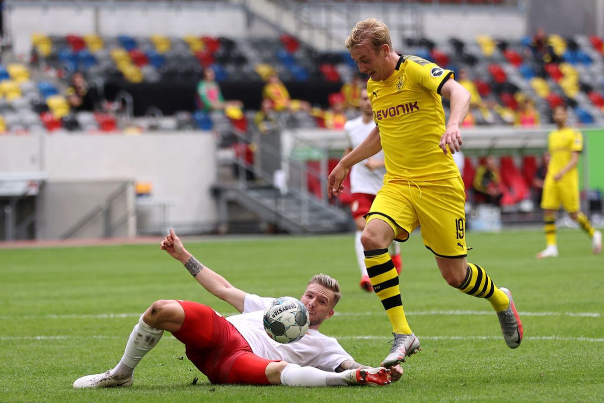 Dusseldorf - Dortmund 0-1. Momente incredibile în Bundesliga: Lucien Favre s-a „rupt” în timp ce sărbătorea golul lui Haaland