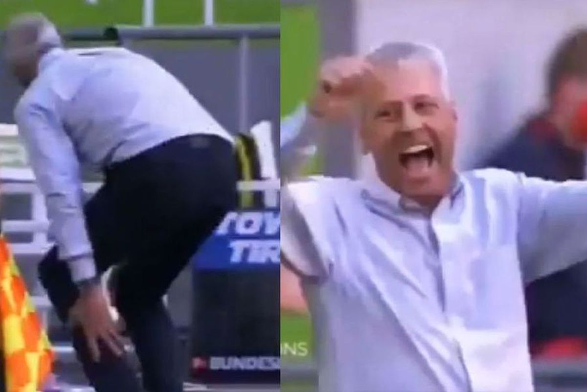 Dusseldorf - Dortmund 0-1. Momente incredibile în Bundesliga: Lucien Favre s-a „rupt” în timp ce sărbătorea golul lui Haaland