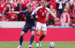UEFA, gest simbolic după Danemarca - Finlanda 0-1: Eriksen, numit „vedeta meciului”! Ce mesaj a transmis președintele forului