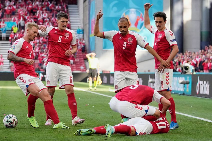 Prăbușirea șocantă a lui Eriksen din meciul Danemarca - Finlanda