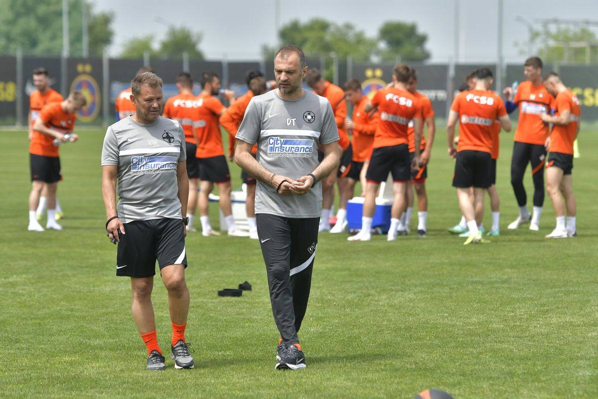 FCSB, primul antrenament cu Dinu Todoran