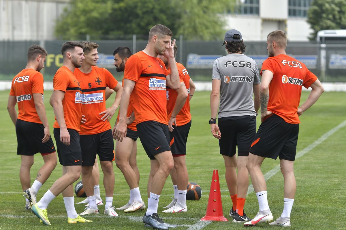 FCSB, primul antrenament cu Dinu Todoran