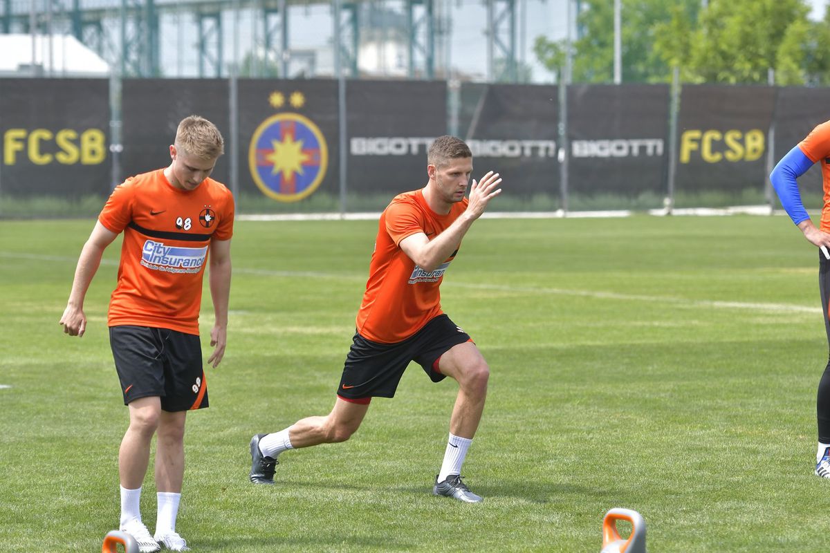 FCSB, primul antrenament cu Dinu Todoran