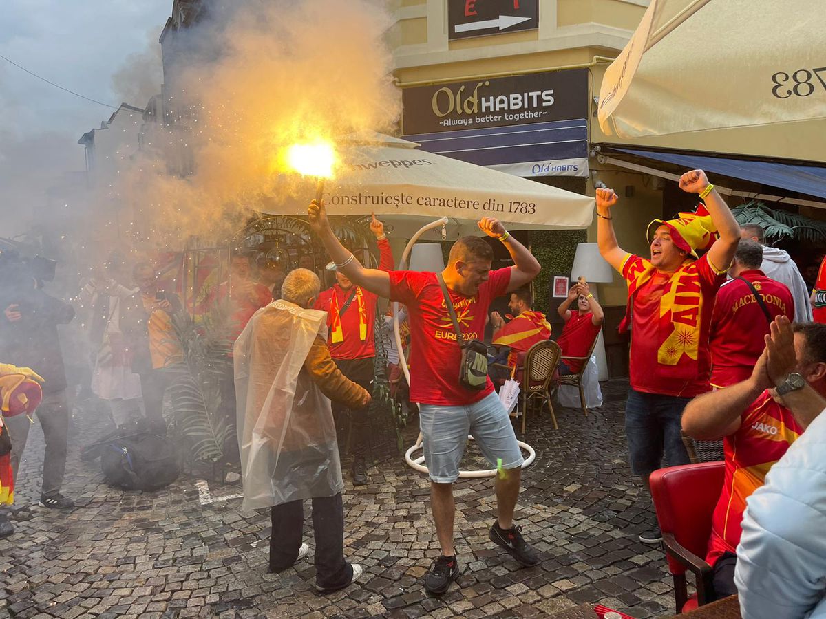Austria - Macedonia de Nord, pas cu pas spre stadion » Reporterul GSP a urmat traseul fanilor: de la controlul medical, la fluierul de start
