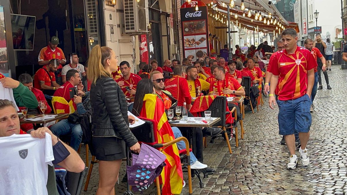 Austria - Macedonia de Nord, pas cu pas spre stadion » Reporterul GSP a urmat traseul fanilor: de la controlul medical, la fluierul de start