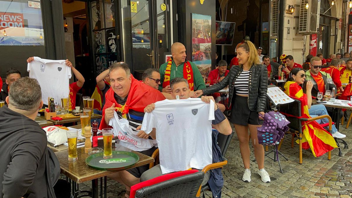 Austria - Macedonia de Nord, pas cu pas spre stadion » Reporterul GSP a urmat traseul fanilor: de la controlul medical, la fluierul de start