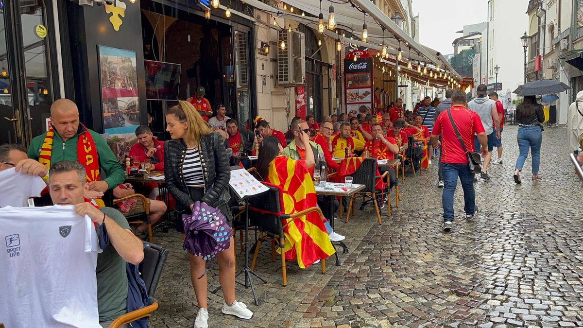 Austria - Macedonia de Nord, pas cu pas spre stadion » Reporterul GSP a urmat traseul fanilor: de la controlul medical, la fluierul de start