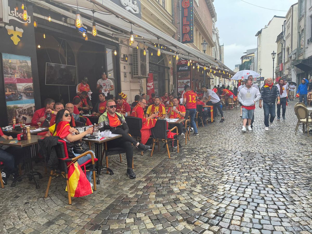 Austria - Macedonia de Nord, pas cu pas spre stadion » Reporterul GSP a urmat traseul fanilor: de la controlul medical, la fluierul de start