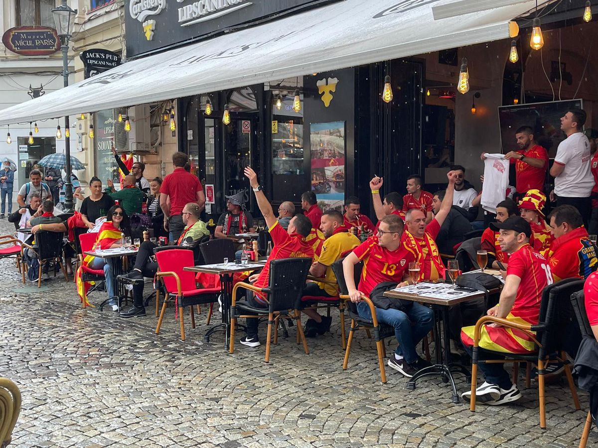 Austria - Macedonia de Nord, pas cu pas spre stadion » Reporterul GSP a urmat traseul fanilor: de la controlul medical, la fluierul de start