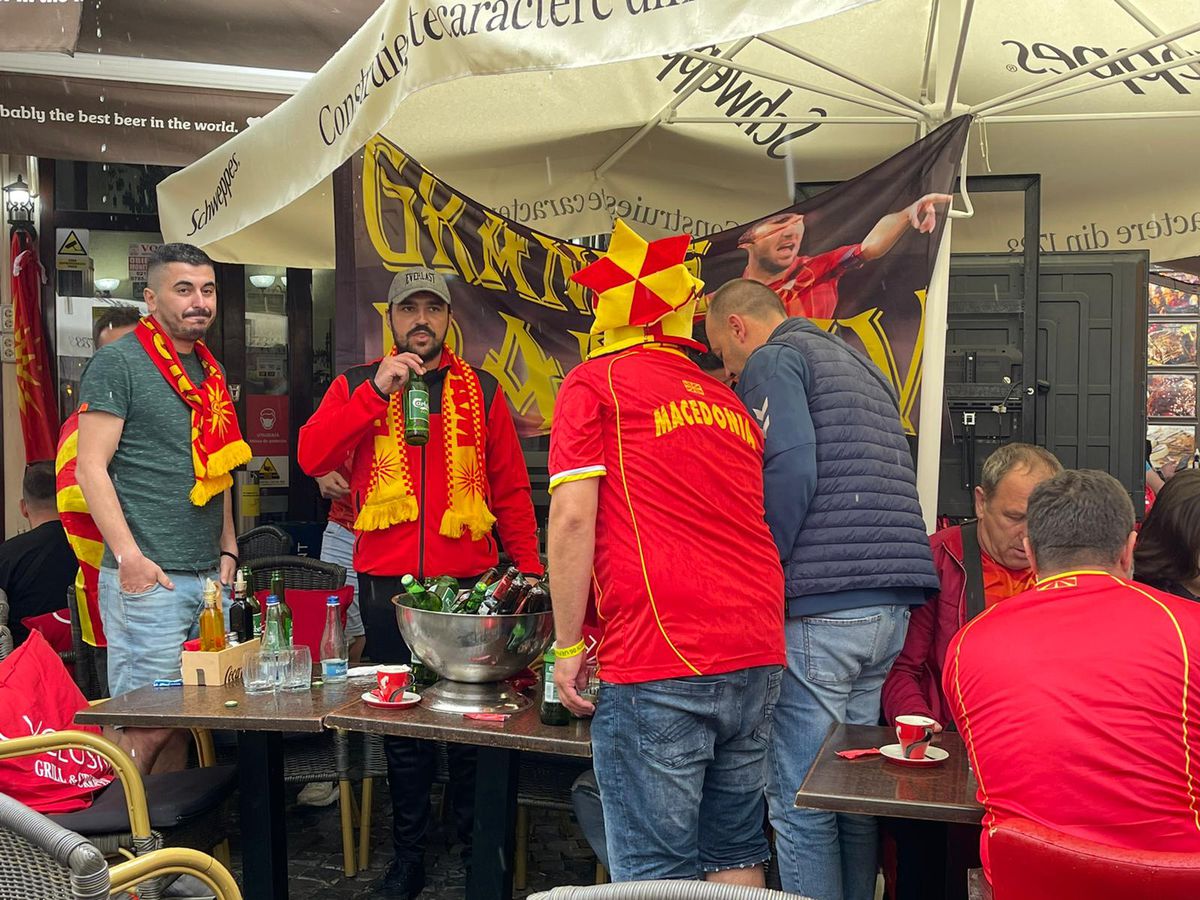 Austria - Macedonia de Nord, pas cu pas spre stadion » Reporterul GSP a urmat traseul fanilor: de la controlul medical, la fluierul de start