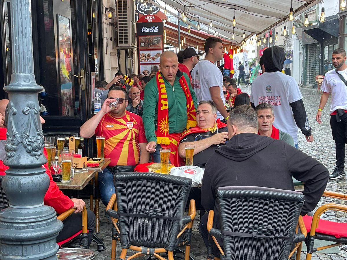 Austria - Macedonia de Nord, pas cu pas spre stadion » Reporterul GSP a urmat traseul fanilor: de la controlul medical, la fluierul de start