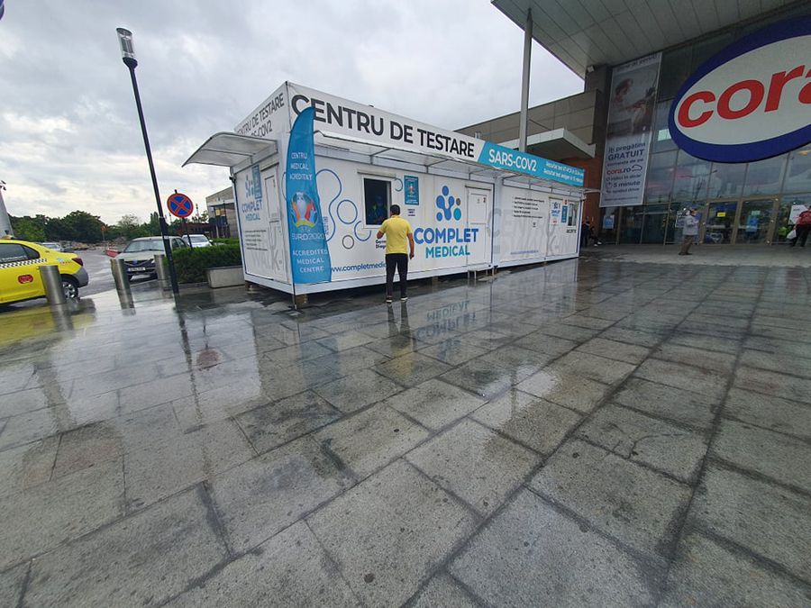 Centrul de testare Austria - Macedonia de Nord, pas cu pas spre stadion » Reporterul GSP a urmat traseul fanilor: de la controlul medical, la fluierul de start
