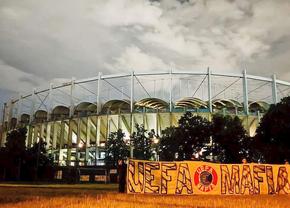 Uniți Sub Tricolor, protest la Arena Națională înainte de primul meci de la EURO 2020: „E un mesaj de întâmpinare dedicat mafioților în costum”