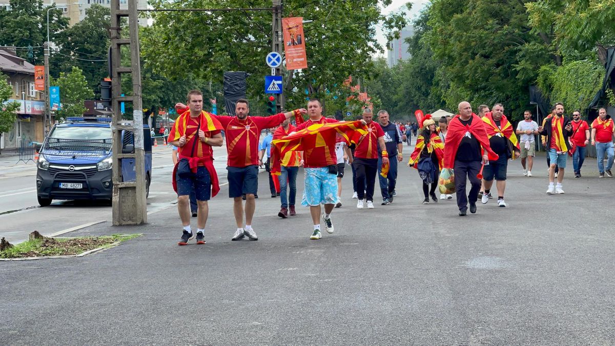 Austria - Macedonia de Nord, pas cu pas spre stadion » Reporterul GSP a urmat traseul fanilor: de la controlul medical, la fluierul de start