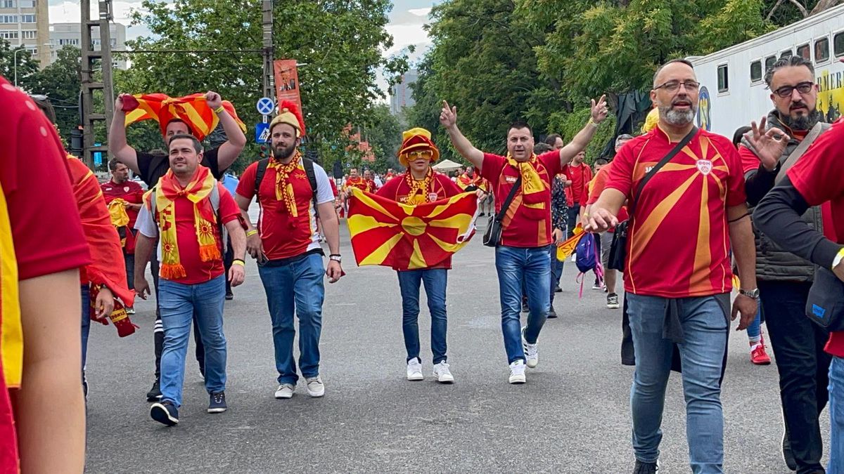 Austria - Macedonia de Nord, pas cu pas spre stadion » Reporterul GSP a urmat traseul fanilor: de la controlul medical, la fluierul de start