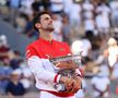 Sârbul Novak Djokovic (34 de ani, locul 1 ATP) și grecul Stefanos Tsitsipas (22 de ani, locul 5 ATP) joacă de la 16:00 în finala Roland Garros 2021 // FOTO: Guliver/GettyImages
