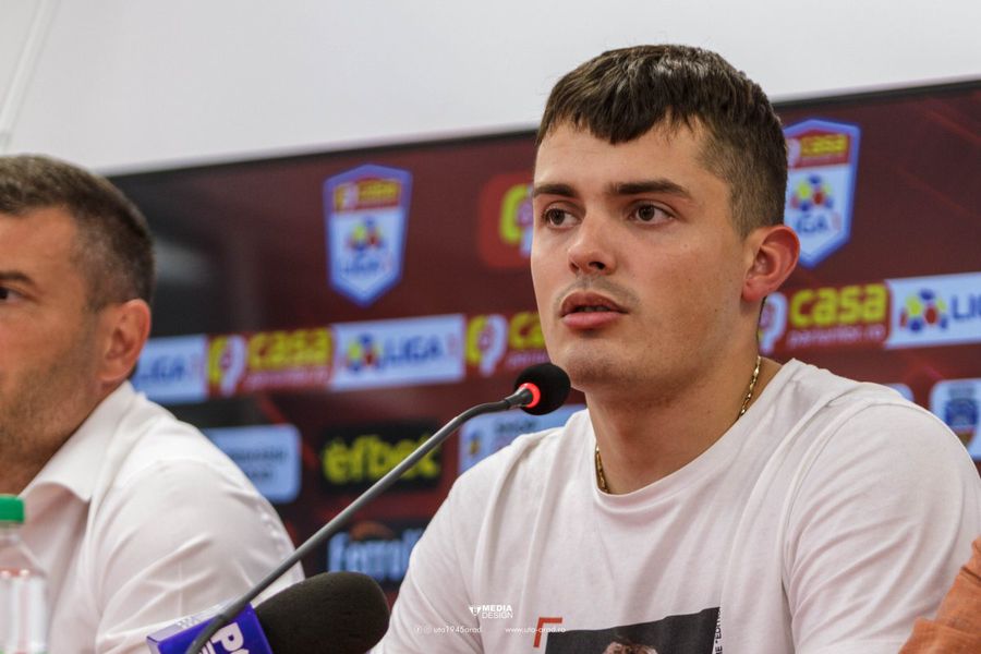 Rolandas Baravykas / FOTO: uta-arad.ro UTA și-a prezentat primele 3 achiziții ale verii » Fundaș cu 20 de apariții în echipa națională