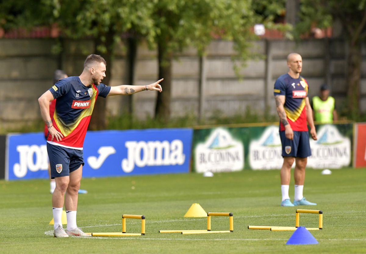 Imagini de la ultimul antrenament al României din iunie