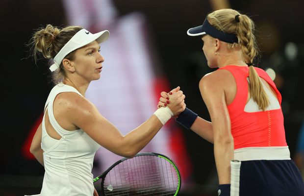 Confuzie în timpul interviului Simonei » Nu și-a amintit de viitoarea adversară