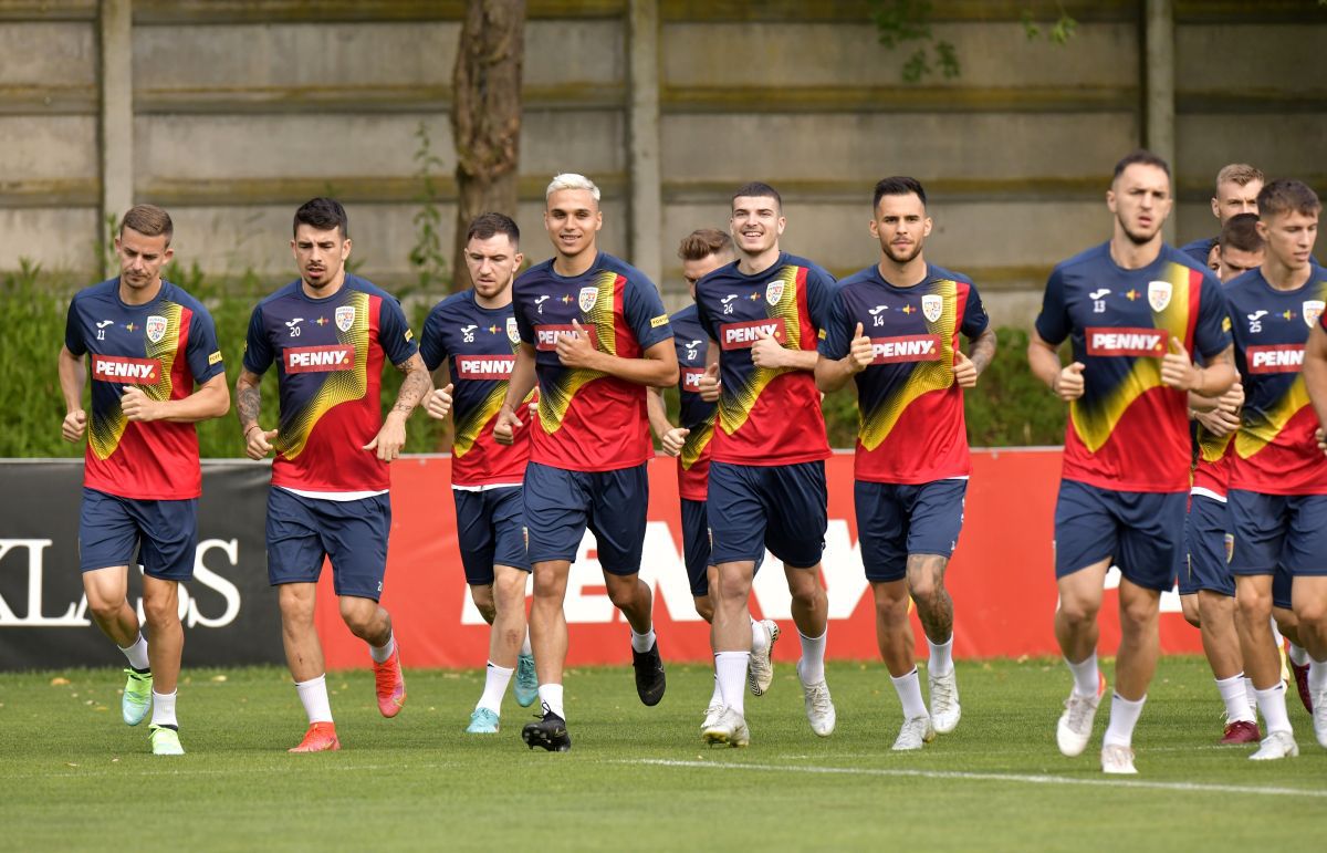 Imagini de la ultimul antrenament al României din iunie