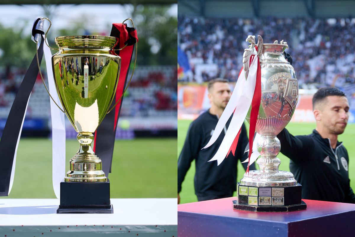 Comparație Cupa României masculin și feminin