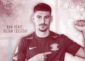 Iulian Cristea a fost prezentat la Rapid: „Publicul din Giulești îți ridică părul de pe mâini!”