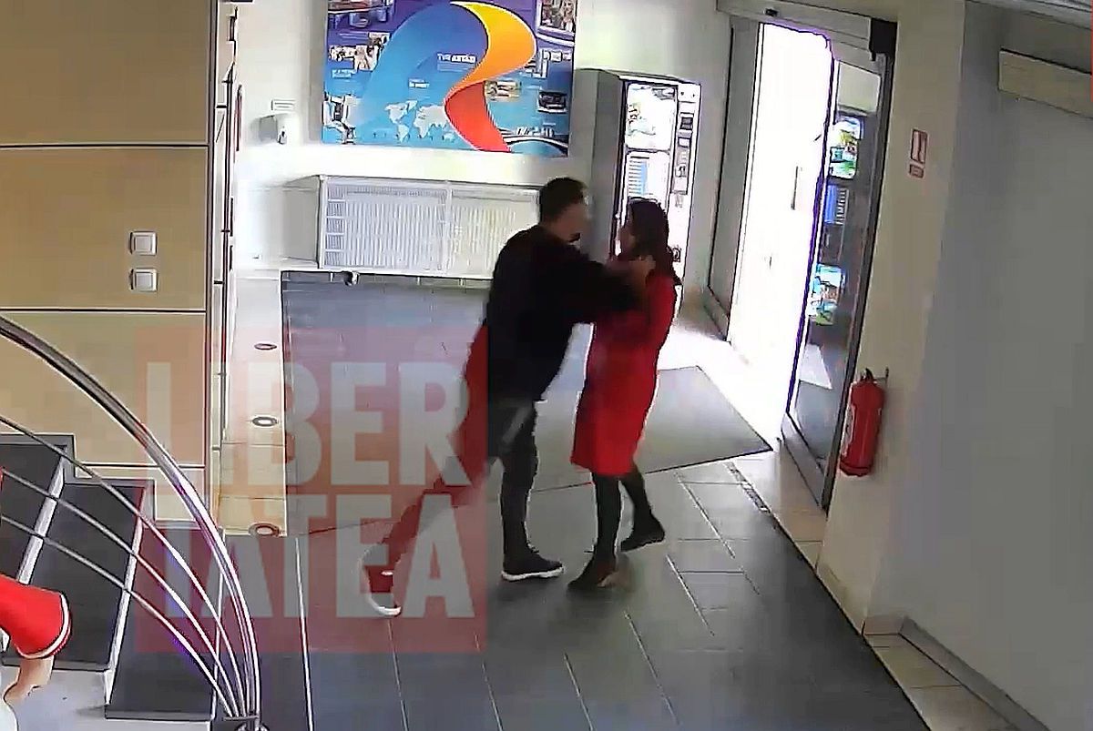 Primele imagini cu incidentul dintre Marian Olaianos și Nadine Vlădescu » Comentatorul TVR, filmat când își agresează colega