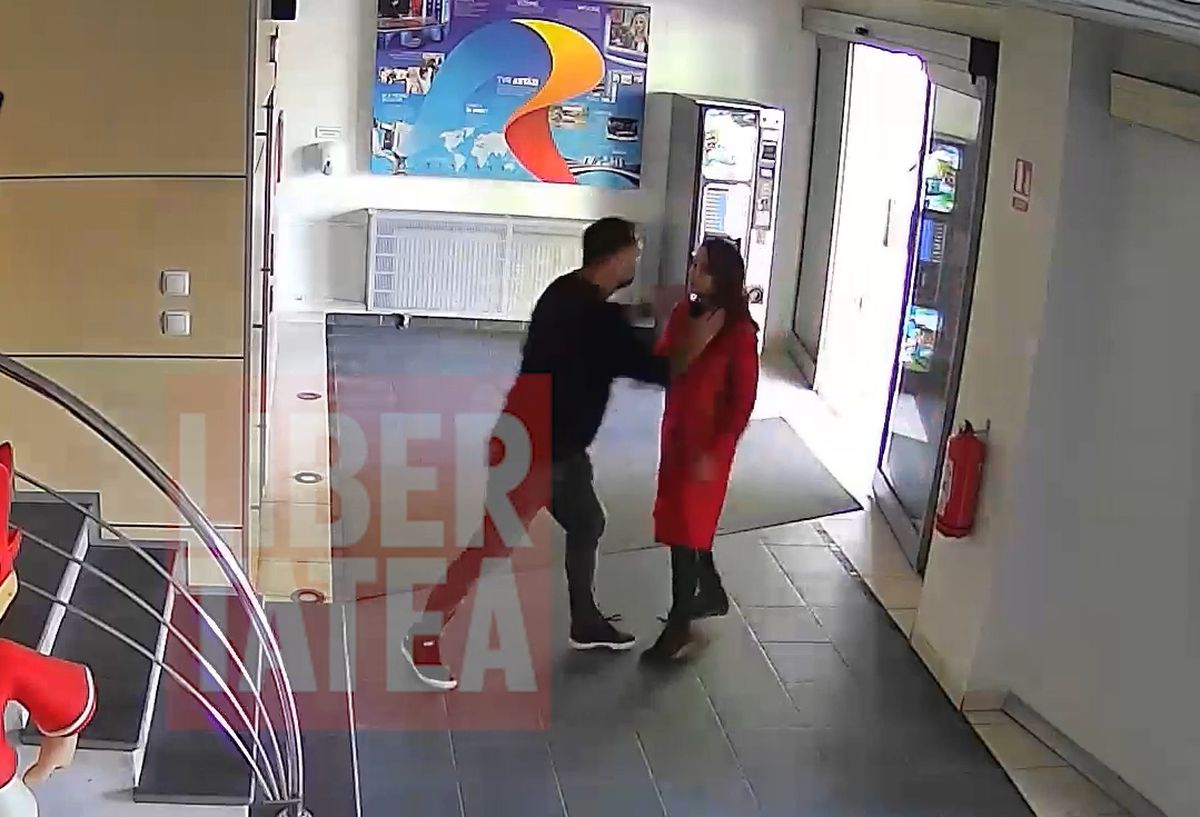 Primele imagini cu incidentul dintre Marian Olaianos și Nadine Vlădescu » Comentatorul TVR, filmat când își agresează colega