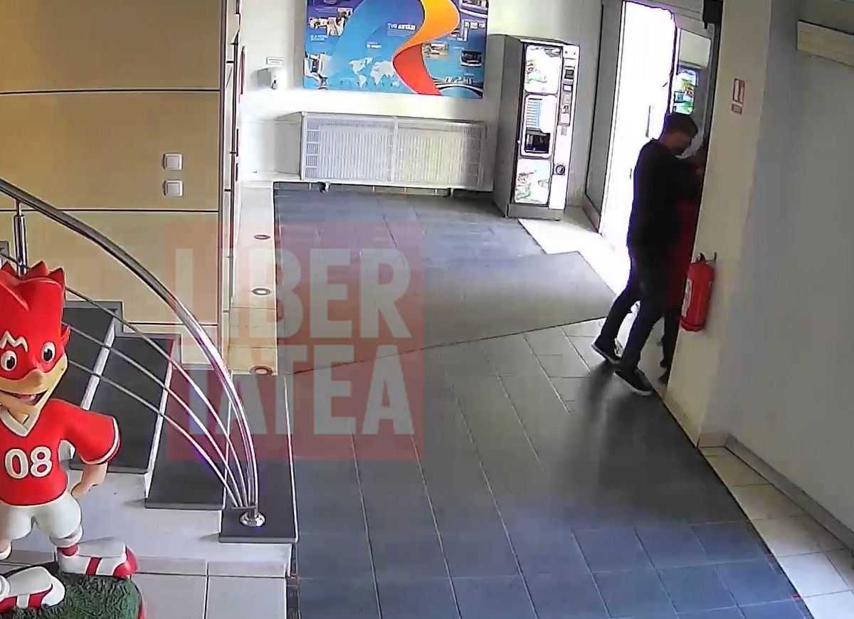 Primele imagini cu incidentul dintre Marian Olaianos și Nadine Vlădescu » Comentatorul TVR, filmat când își agresează colega