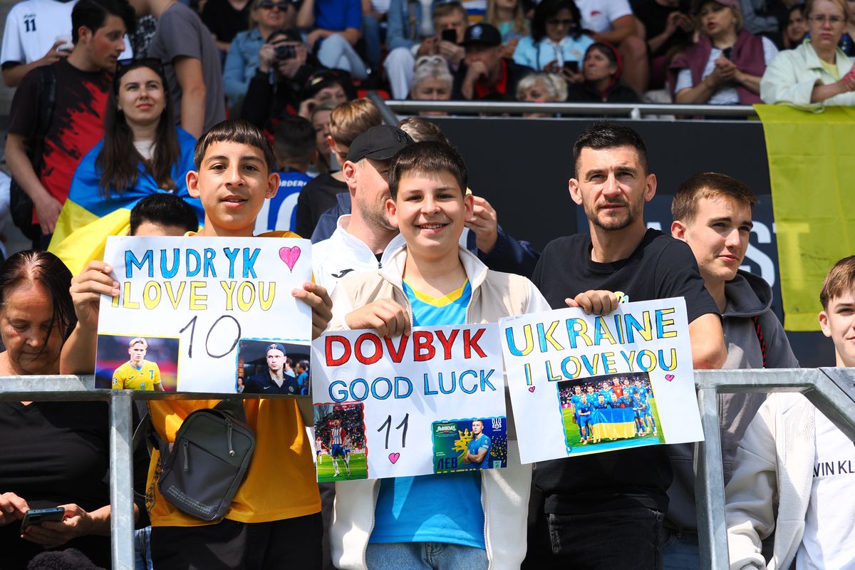 Antrenamentul deschis al Ucrainei din 13 iunie