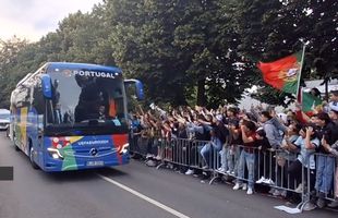 Imaginile startului de European! Cum a fost primită naționala lui Cristiano Ronaldo în Germania