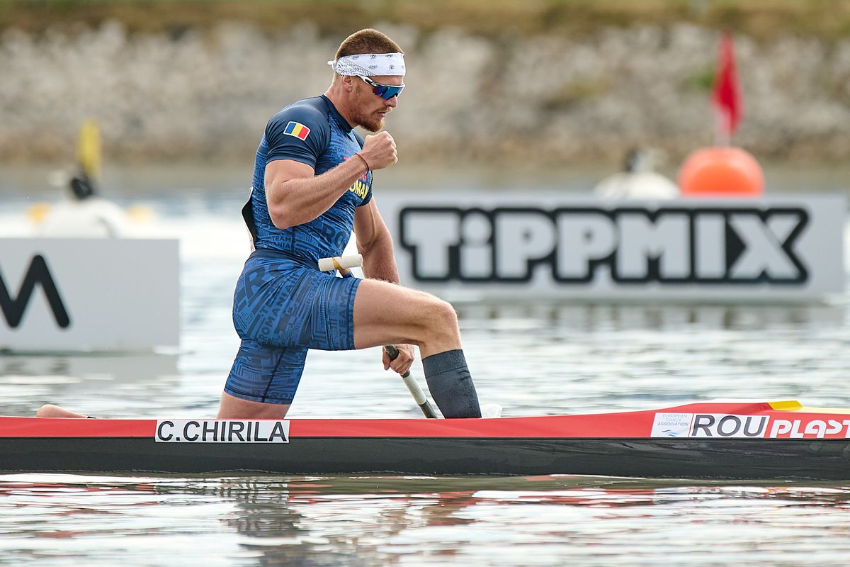 Canoistul Cătălin Chirilă s-a calificat în ambele finale pentru care a concurat la Campionatele Europene de la Szeged