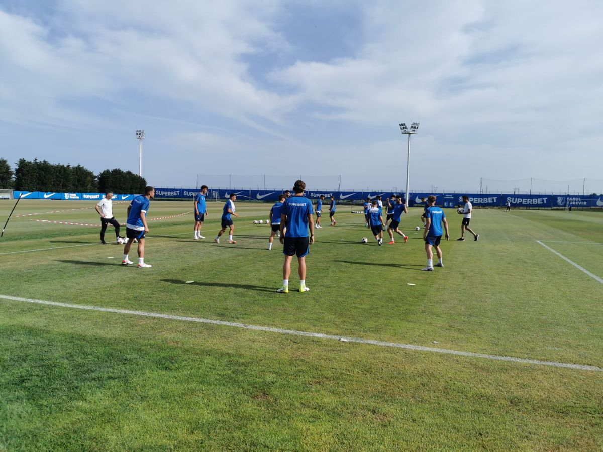 Imagini de la primul antrenament al Farului din această vară