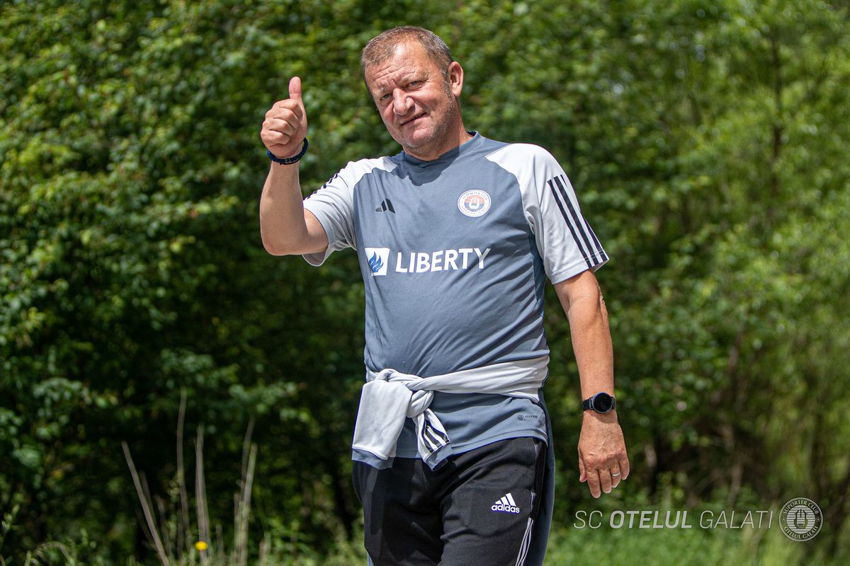 Imagini din cantonamentul montan al celor de la Oțelul Galați