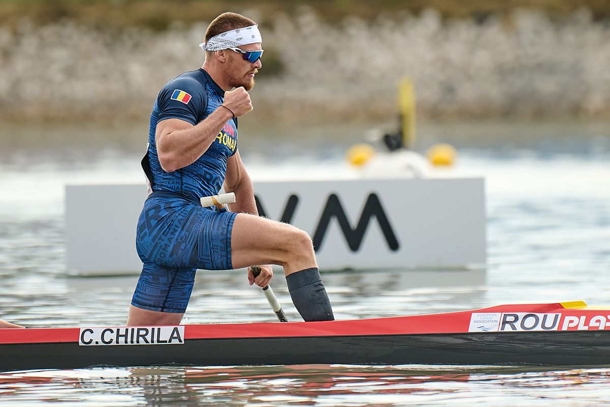 Canoistul Cătălin Chirilă s-a calificat în ambele finale pentru care a concurat la Campionatele Europene de la Szeged