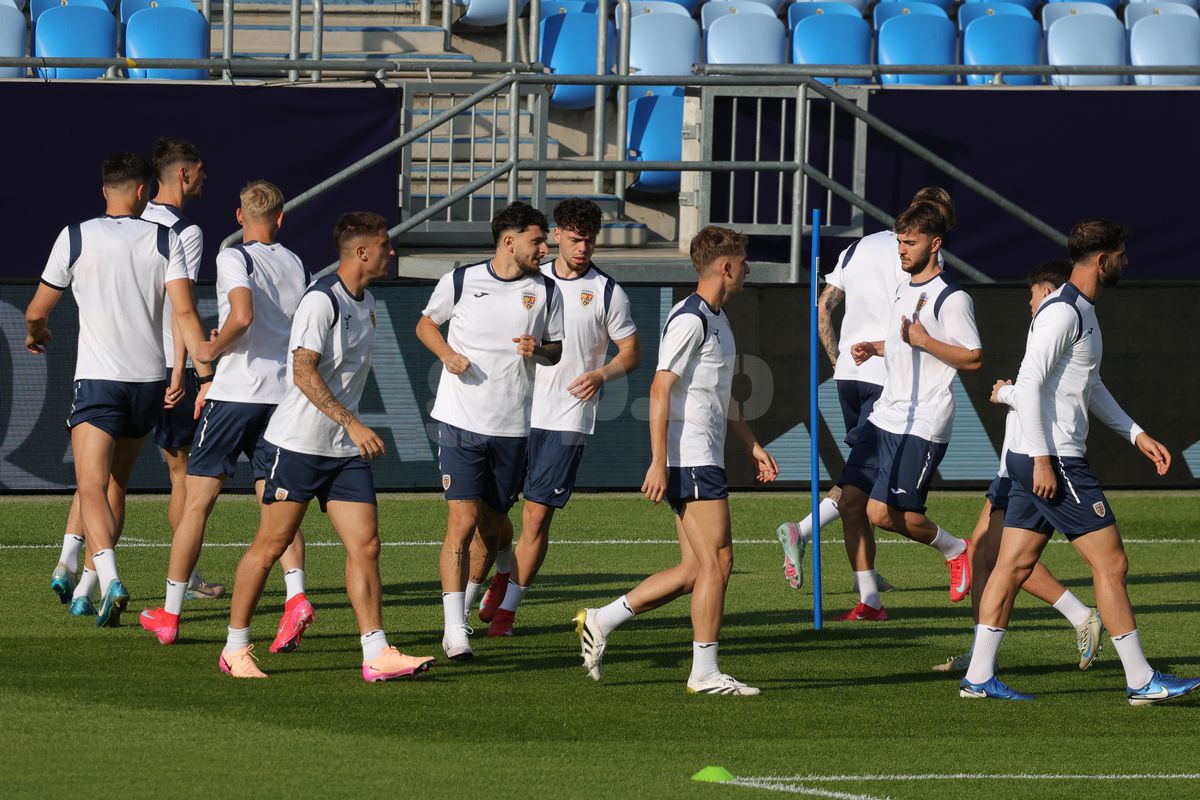 I-a pus în genunchi pe jucători! Antrenament oficial inedit al naționalei României înaintea meciului cu Spania, de la Euro U21
