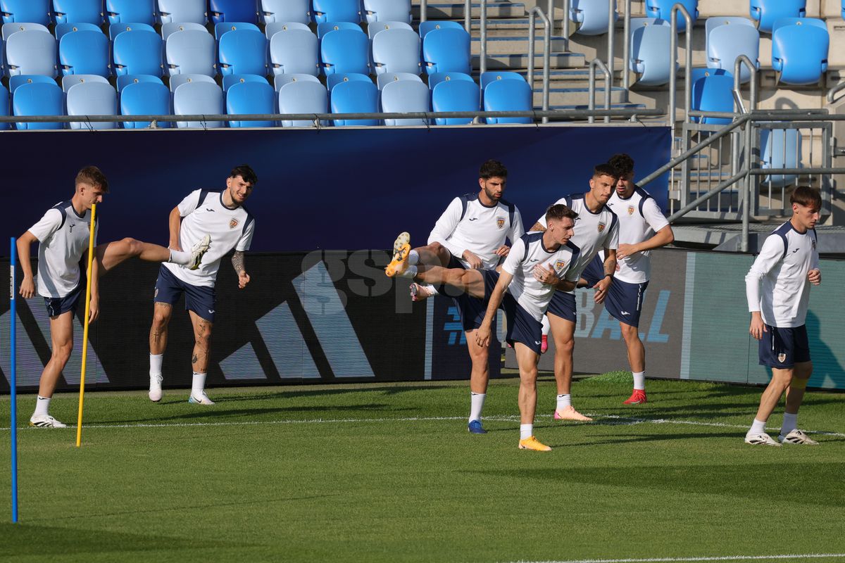 I-a pus în genunchi pe jucători! Antrenament oficial inedit al naționalei României înaintea meciului cu Spania, de la Euro U21
