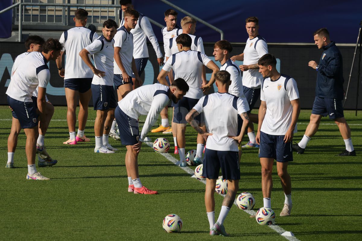 Antrenamentul oficial al echipei naționale de tineret la Bratislava