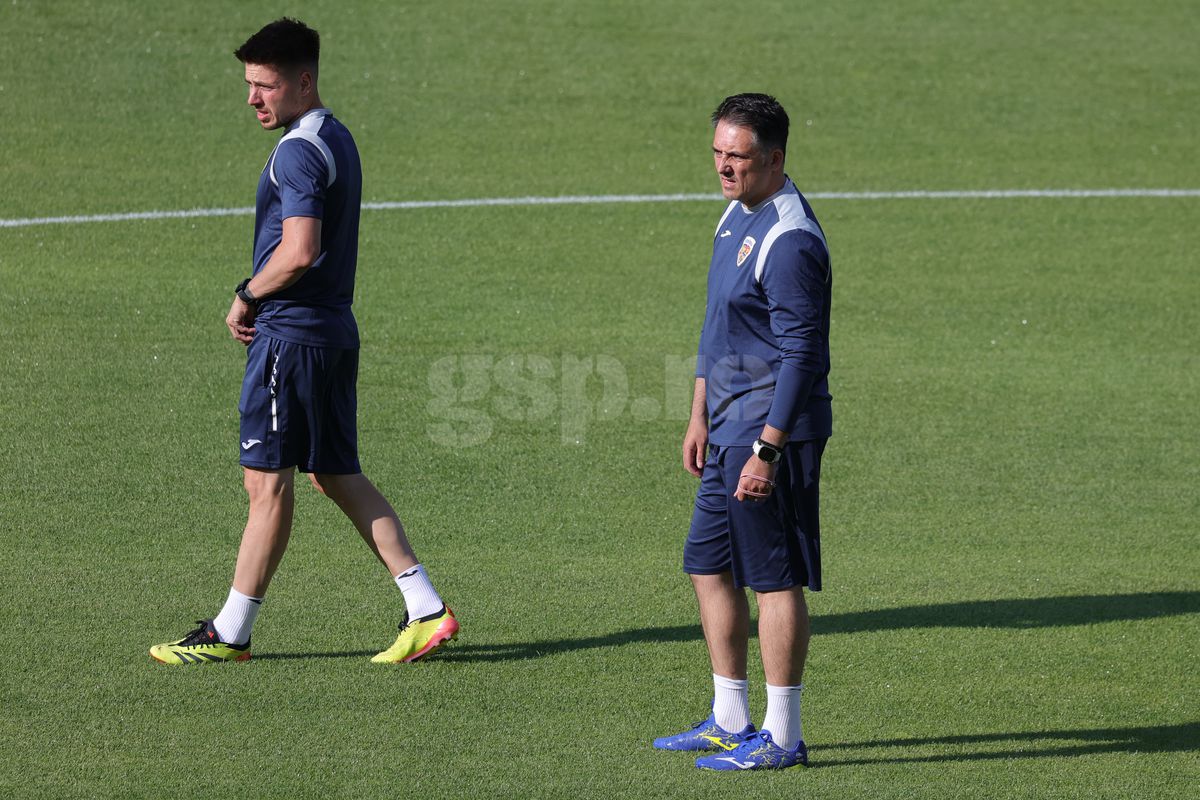 I-a pus în genunchi pe jucători! Antrenament oficial inedit al naționalei României înaintea meciului cu Spania, de la Euro U21