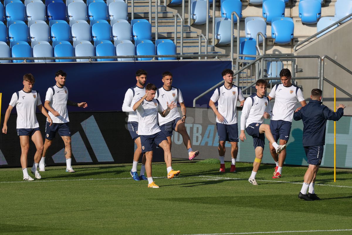 I-a pus în genunchi pe jucători! Antrenament oficial inedit al naționalei României înaintea meciului cu Spania, de la Euro U21