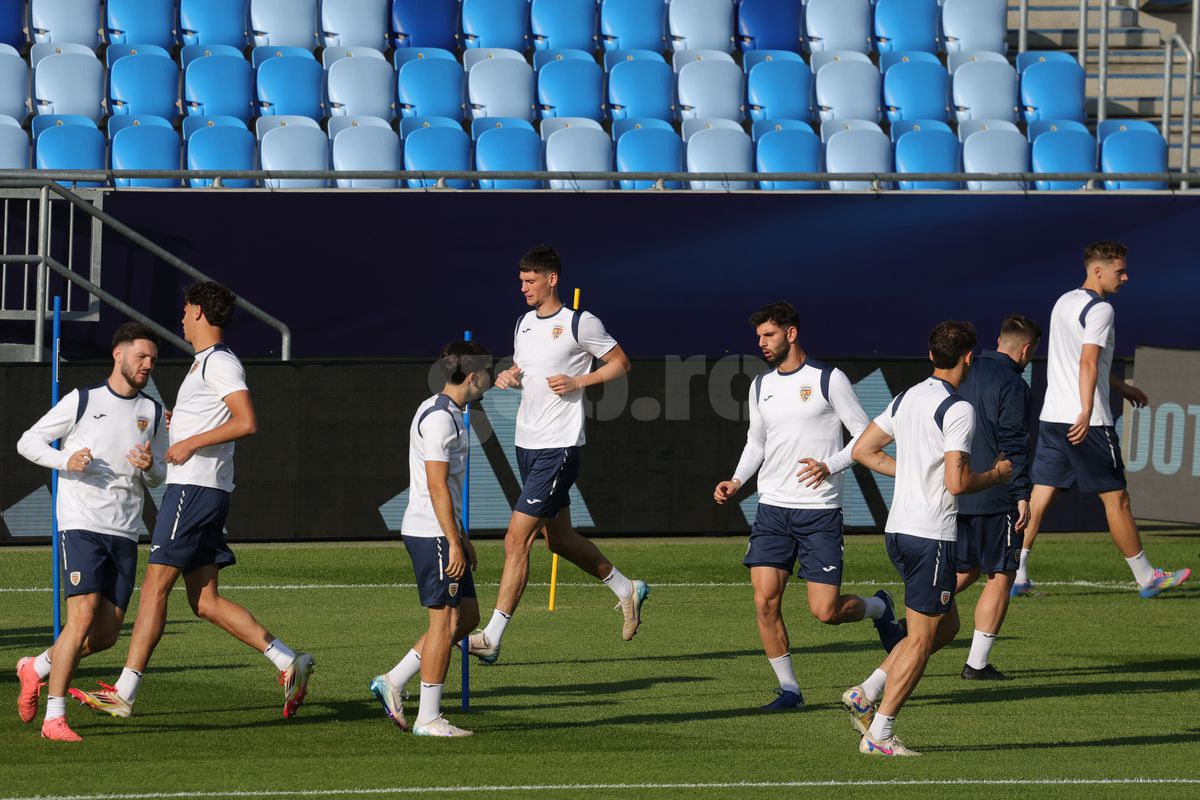 I-a pus în genunchi pe jucători! Antrenament oficial inedit al naționalei României înaintea meciului cu Spania, de la Euro U21