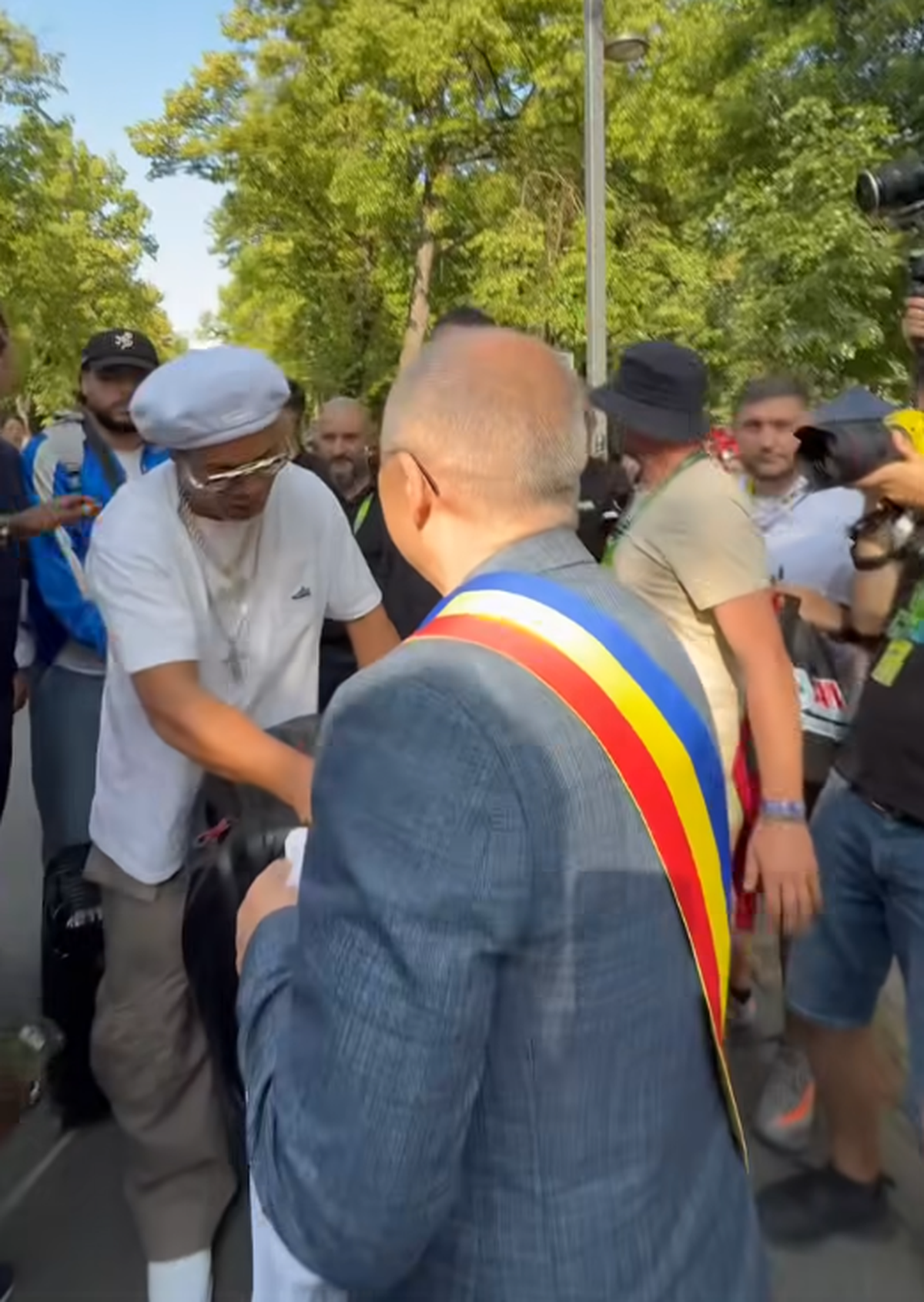 Ronaldinho a fost așteptat la Cluj de Emil Boc