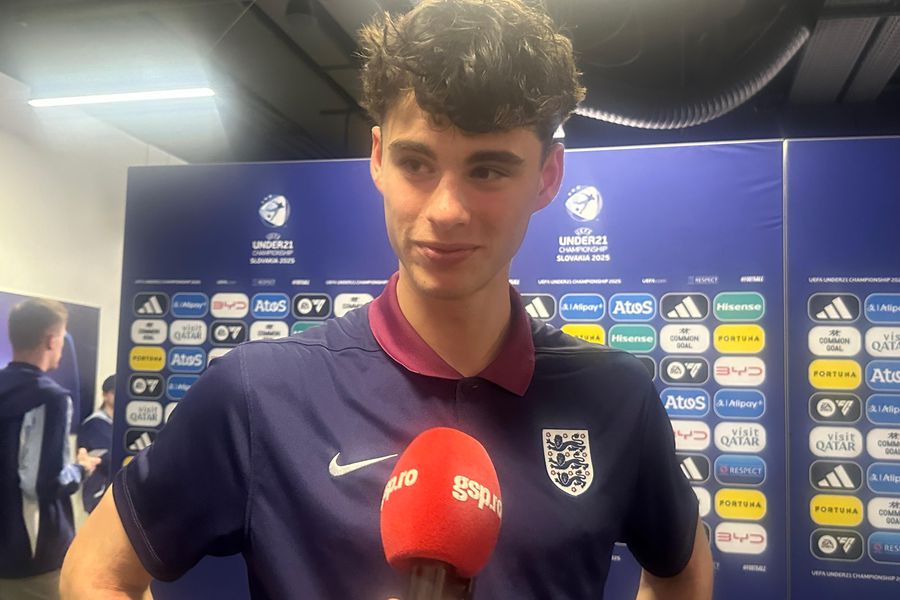 Archie Gray, declarații pentru GSP.ro // foto: Ionuț Iordache (GSP) „Drăgușin e un monstru!” » Interviu EXCLUSIV cu coechipierul românului de la Tottenham: „Mi-a făcut treaba mai ușoară”