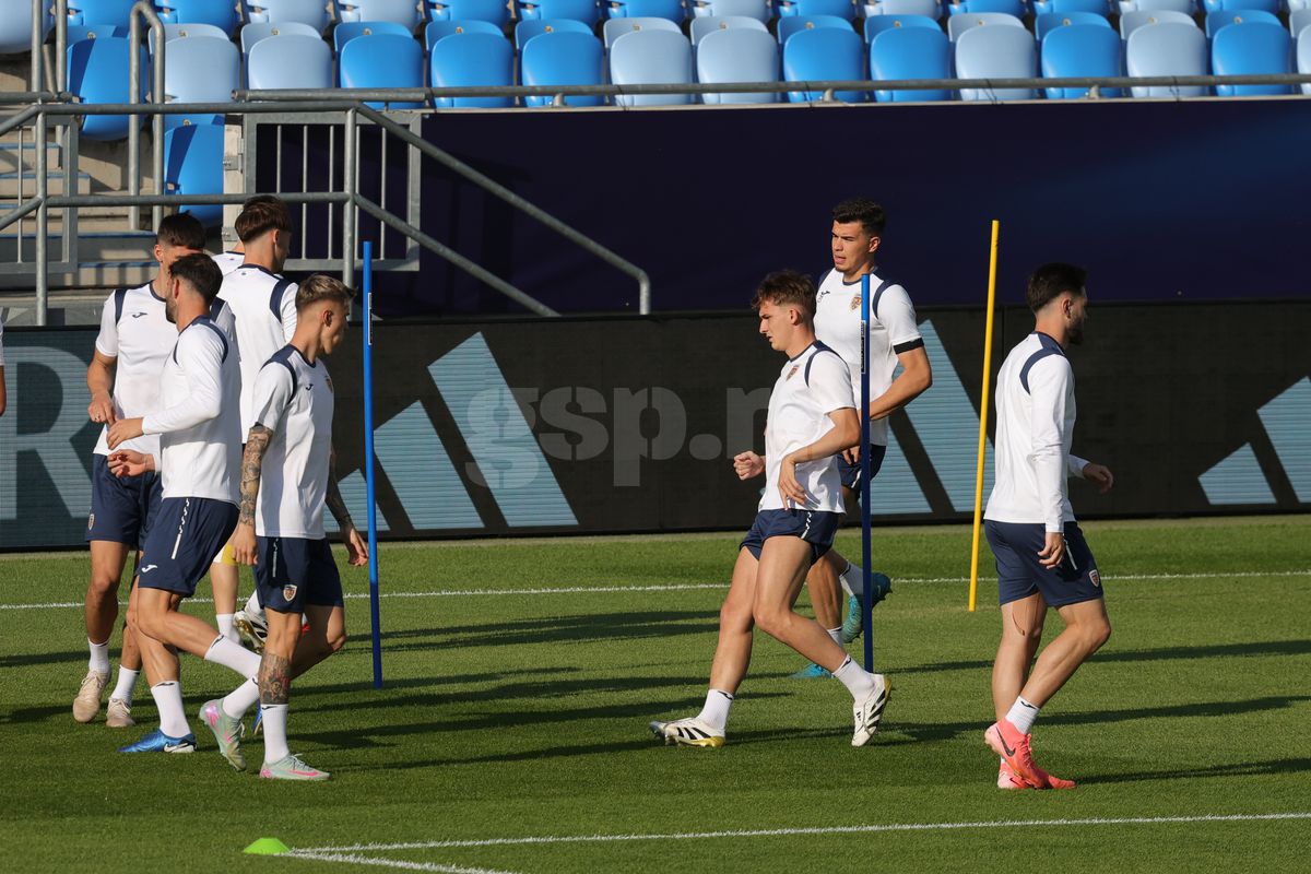 Antrenamentul oficial al echipei naționale de tineret la Bratislava